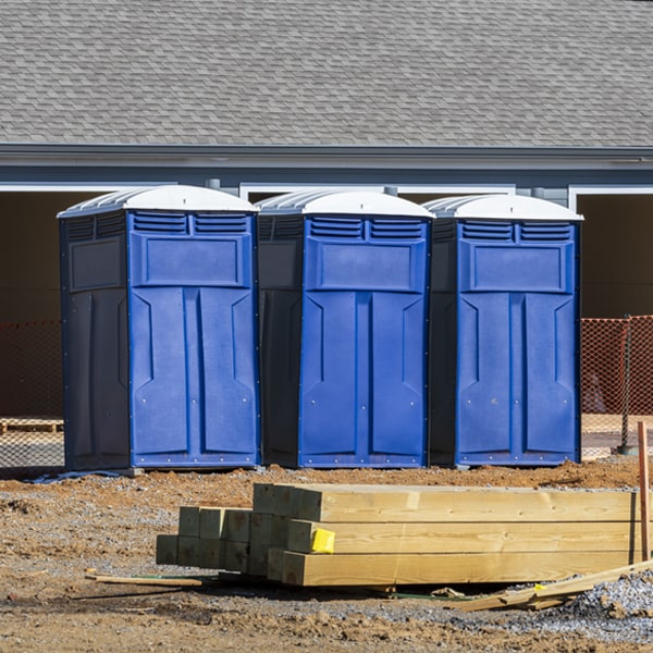 what is the maximum capacity for a single porta potty in Graham